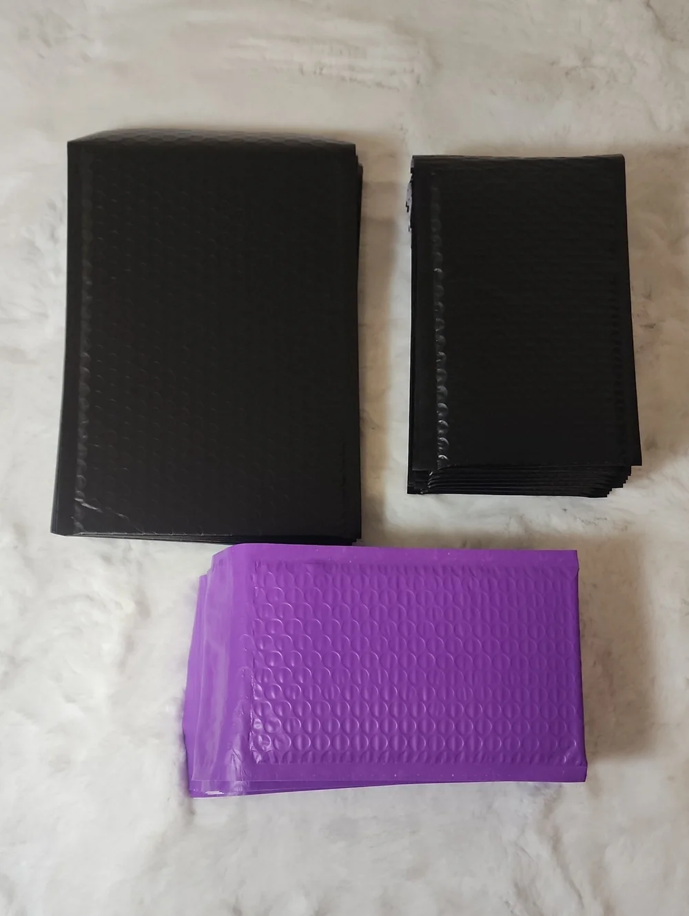 Bubble Mailers 30PC Self-Seal Black & Purple Padded Envelopes 5